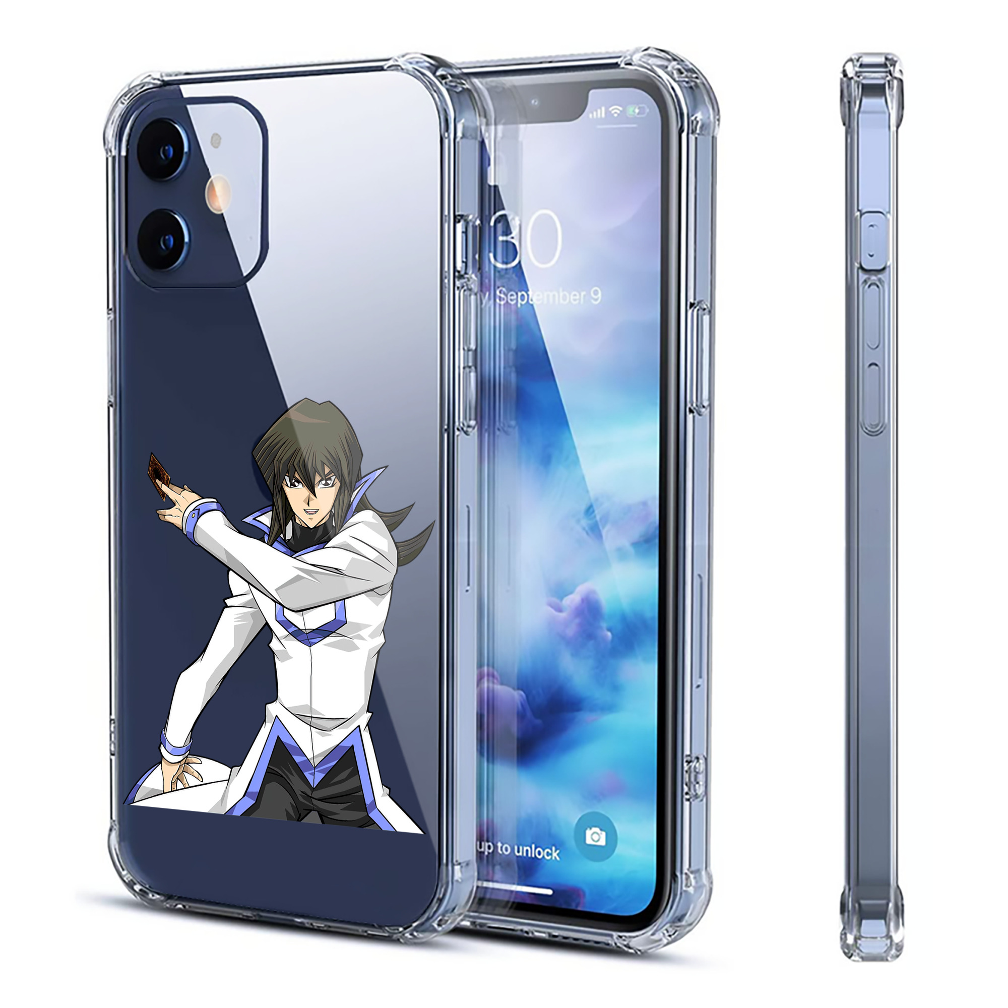 （画像用） 遊☆戯☆王 Yu-Gi-Oh! 【iPhone 12シリーズ対応】透明スマホケース（クリアソフトケース）
